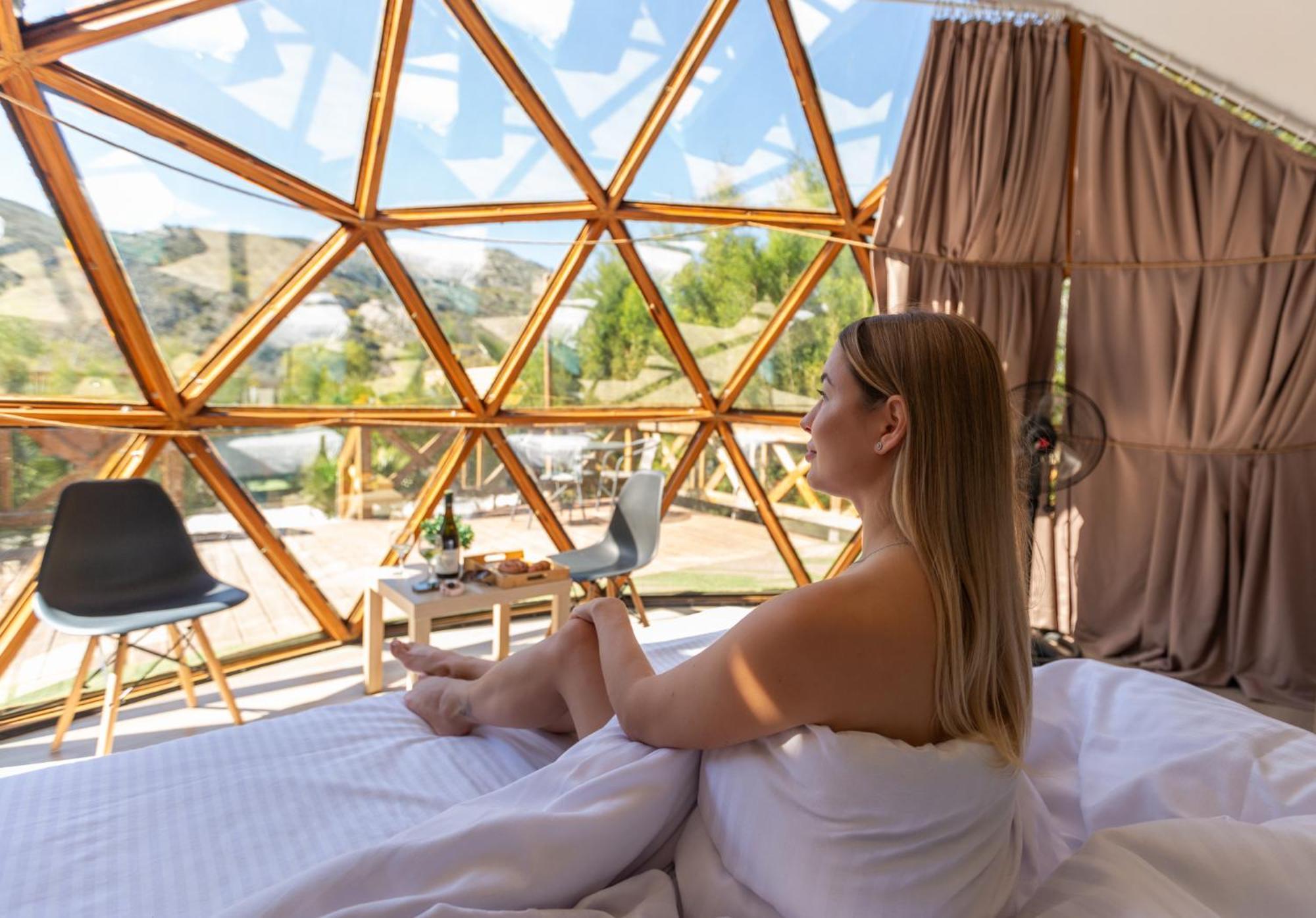 Amazing Cyprus Glamping Domes - Glamping Cyprus Hotell Paphos Exteriör bild